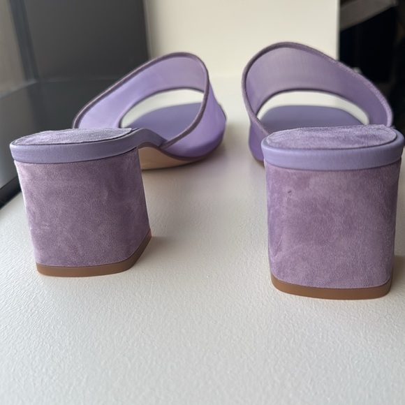Jeffrey Campbell Malinin Block Heel Sandal Size 8.5 Lilac Purple - Picture 5 of 11